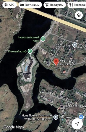 Продаж ділянки Новоселиця/ остров Рівер Клаб/ Свій Берег - фото 1