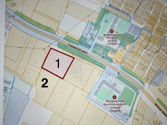 Продаж земельних ділянок 4 га від власника, 2 км від Житомира , пригород Станишовка