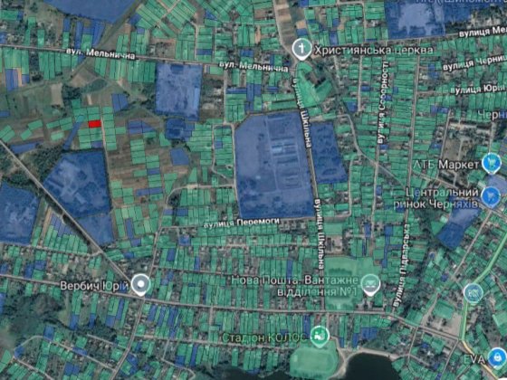 Земля під застройку в смт. Черняхів Черняхов