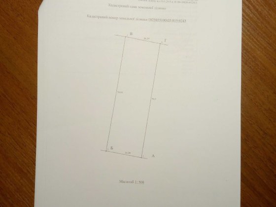 Продам земельну ділянку Черняхов
