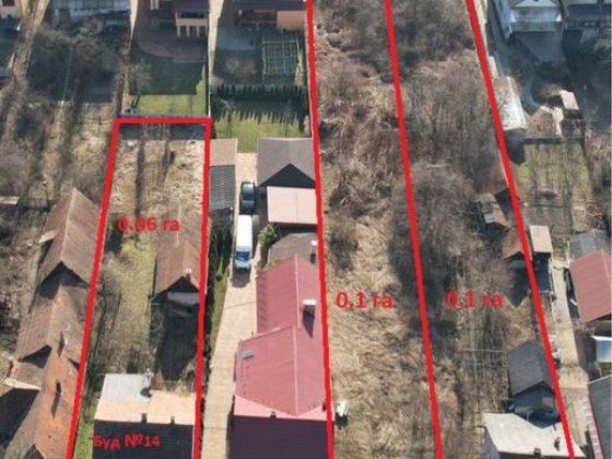 Продаються земельні ділянки в центрі м. Тячів (навпроти Alma) Тячев