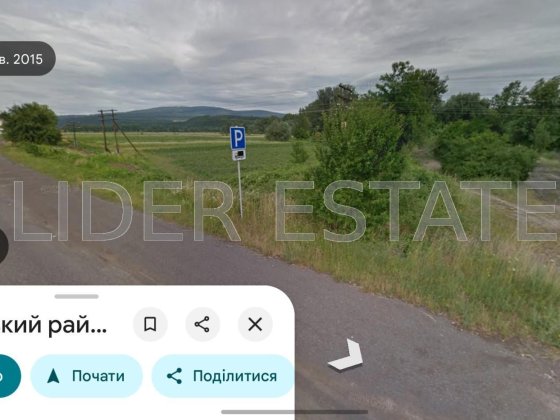 Ділянка на об'їздній перед навісним мостом. Пердмістя Ужгорода Оноковцы