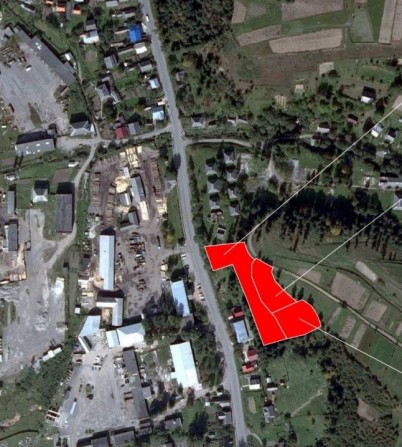 Закарпатська область, Хустський район, Міжгір'я, фасад 60 соток. - фото 1