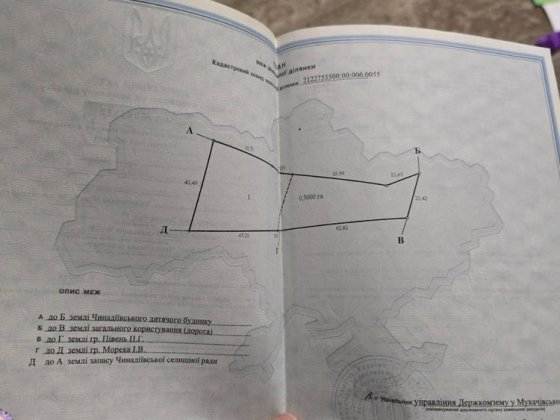 Земельна ділянка 30 соток Чинадиево