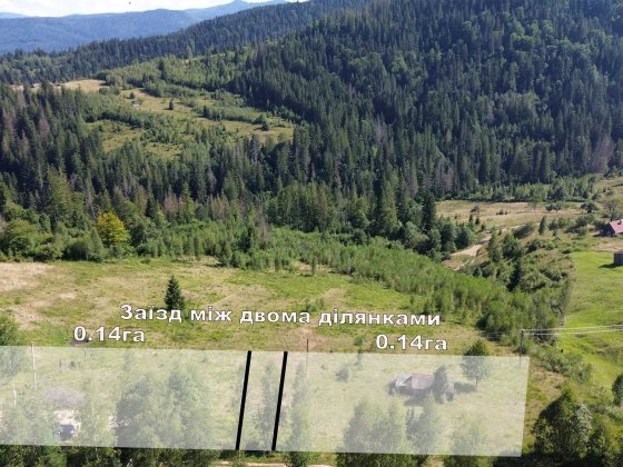 Ділянка Карпати  с. Микуличин з Гарним доїздом і електрикою14 соток Микуличин