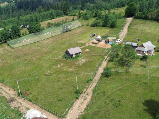 Видова ділянка 21сот під будівництв в горах зі світлом, с.Микуличин,від власника! Микуличин