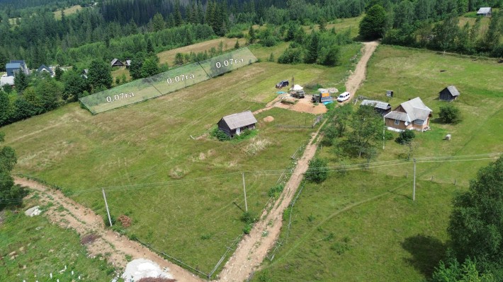 Видова ділянка 21сот під будівництв в горах зі світлом, с.Микуличин,від власника! - фото 1