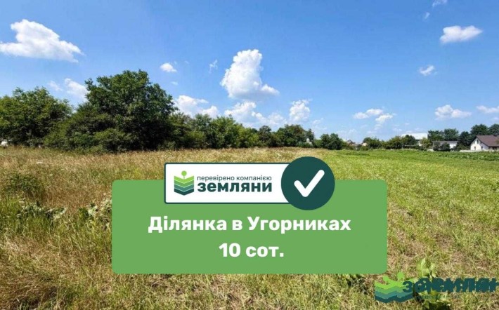 Ділянка 10 сот Угорники (7) - фото 1