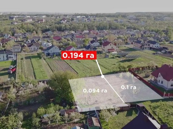 Ділянка правильної форми, популярна локація, обжитий масив Угринов