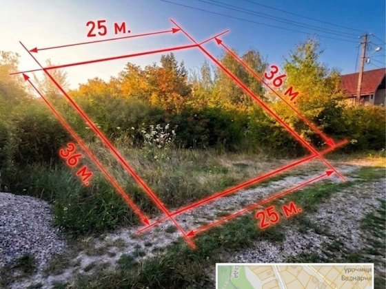 Продаж земельної ділянки  9 сот. під забудову | Угринів | 5 хв до Івано-Франківська Угринов