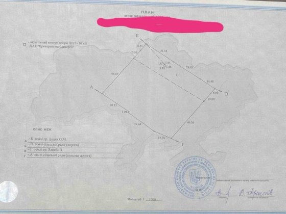 Продам земельну ділянку з готовими документами під заправку Чукаловка