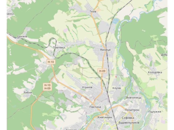 Земельна ділянка для будівництва 0.25 га, с. Клузів Клузев