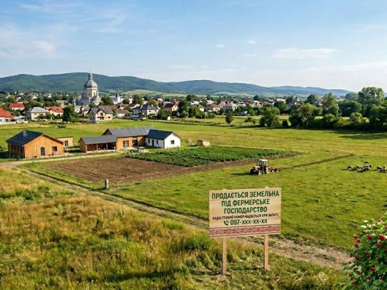 Земля під будівництво, земля для ведення с/г