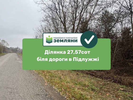 Земельна ділянка 27 соток з приміщенням під комерцію Підлужжя (5)