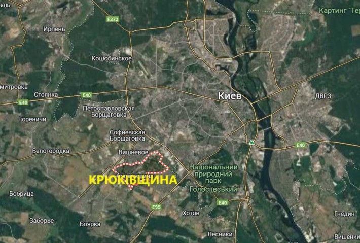 УчастокДілянка под производство склади КрюківщинаТарасівкаКиївська обл - фото 1