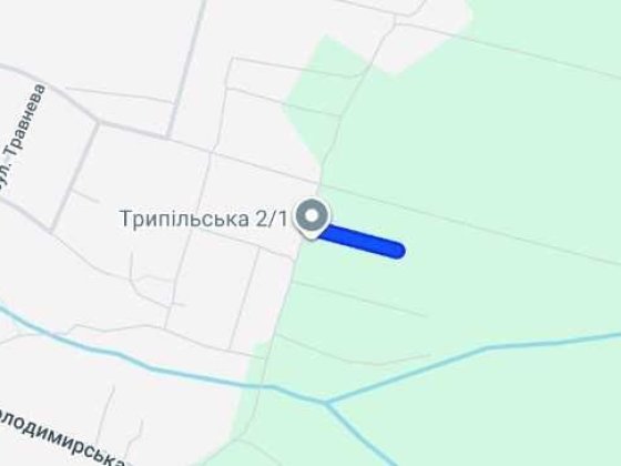 Ділянка 14  соток у Білогородці | вул. Трипільська,світло вздовж ділянки Белогородка