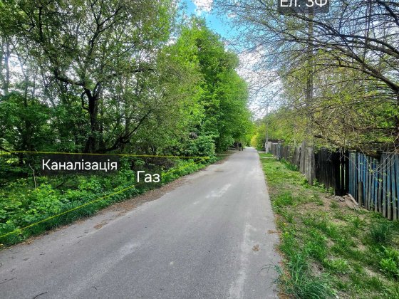 1 га у Ворзелі | Асфальт + комунікації. Хороша локація під котеджі Ворзель