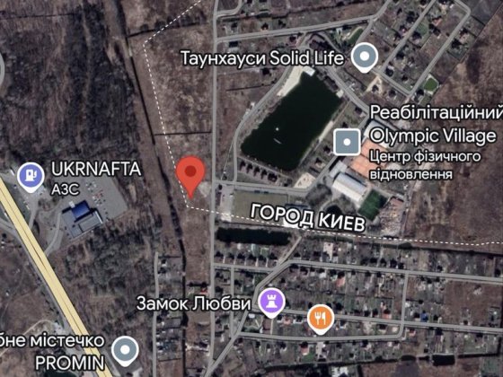 Продаж ділянки від 1 до 10 га Ходосівка Olympic Villadge До міста 6 км Ходосівка