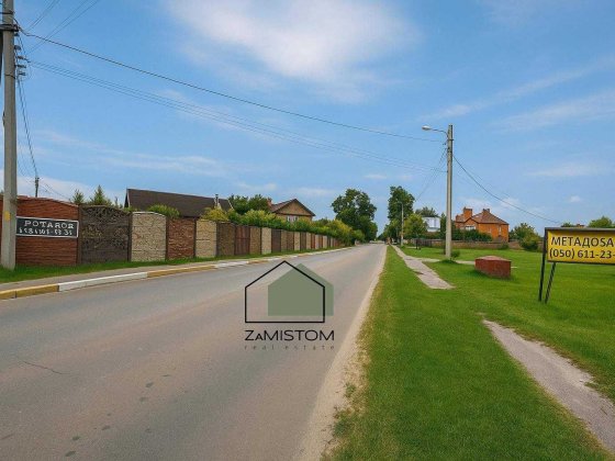 №582. Продаж фасадної - кутової ділянки 5 соток Гнідин