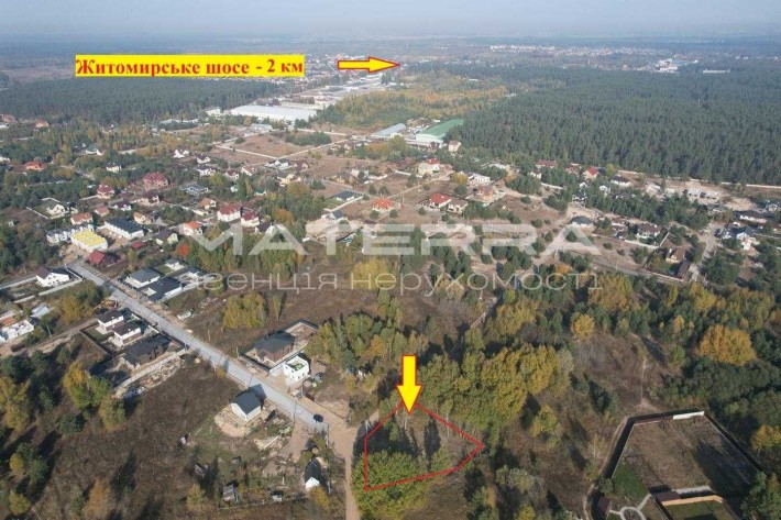Гореничі Продаж ділянки 6 соток 8 кВт світла Балістична - фото 1