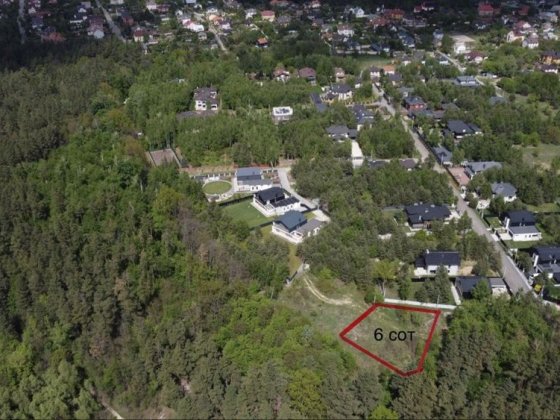 5 км від Києва с.Віта Поштова ділянка з виходом у ліс під забудову 6 соток, Гатне, Круглик Вита-Почтовая