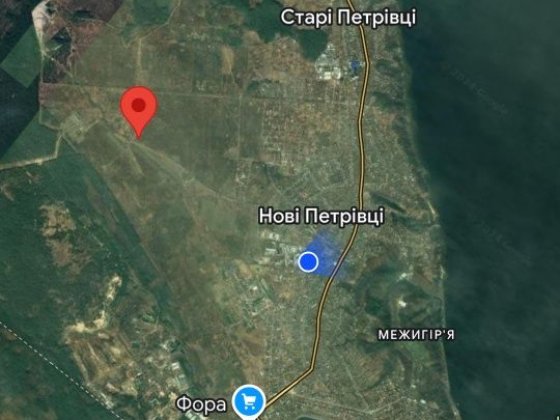 Землі промисловості від 20 соток до 8га Новые Петровцы
