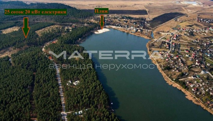 25 соток 20 кВт електрики Бобриця Продаж ділянки під забудову - фото 1