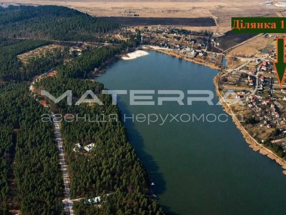 Бобриця вул.Набережна 15 соток Продаж ділянки біля озера Бобриця