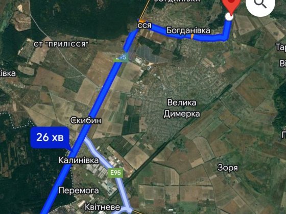 Земельна ділянка біля лісу Богданівка Богданівка
