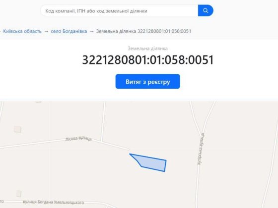 Село Богданівка, 19 соток квадратної форми ділянка з фундаментами. Богданівка