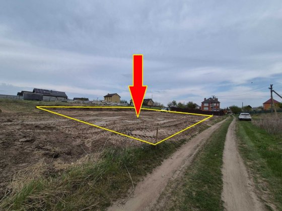 Продам гарну кутову ділянку 5 соток Гнатівка Білогородка Гнатівка