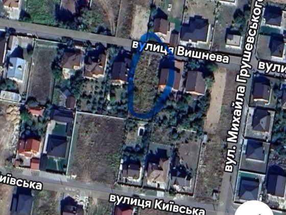Продаж земельної ДІЛЯНКИ с. Гора, вул. Вишнева, 10 соток, Заведено 16 кВт