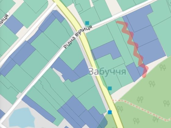 Класна ділянка 30 с, вихід в ліс, Забуччя Забучье