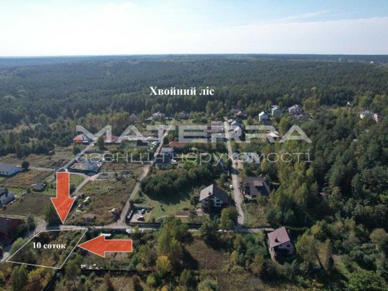 Круглик 3 Продаж кутової ділянки 9,6 соток Ліс Озеро Круглик