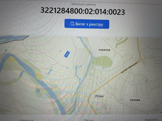 Продам пай с. Літки Летки