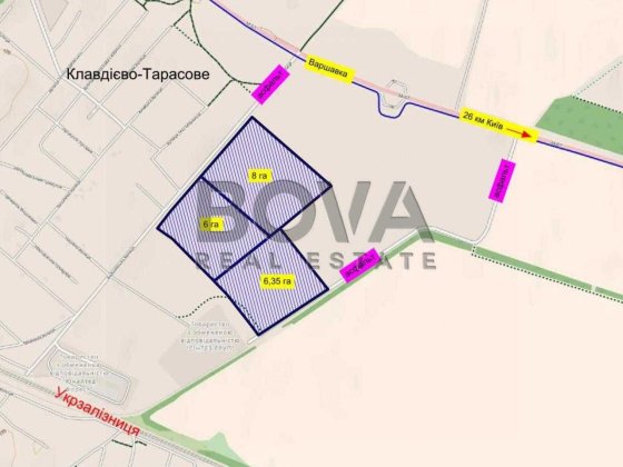 Без% Продаж земельної ділянки 20,35 Га с. Микуличі Бучанський р-н Микуличи