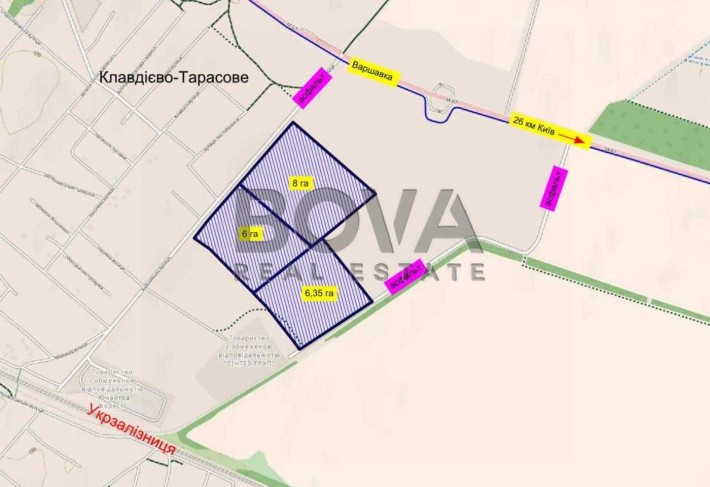 Без% Продаж земельної ділянки 20,35 Га с. Микуличі Бучанський р-н - фото 1