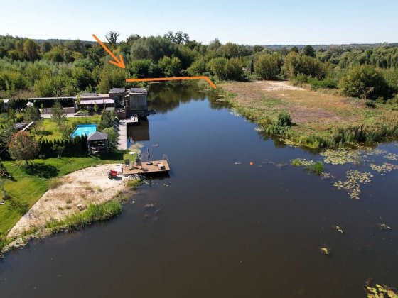 Ділянка 15 соток на березі  р. Стугна с виходом до  Дніпра, КГ Azimut Новые Безрадичи