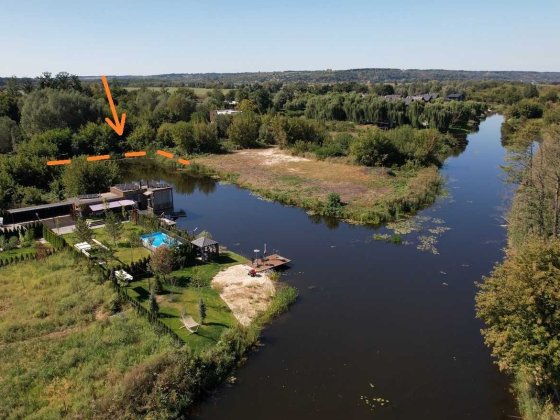Ділянка 25 соток у котеджному містечку “Azimut River Club” річка, парк Новые Безрадичи