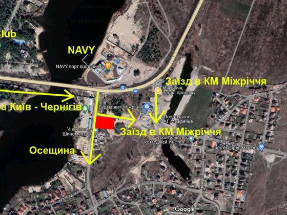 Продаж фасадної ділянки, КМ Міжріччя, Осещина, можливо під комерцію Осещина