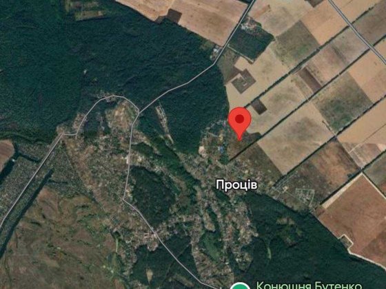 Пропонується до продажу земельна ділянка площею 77 соток у мальовничому селі Проців, Бориспільський  Проців