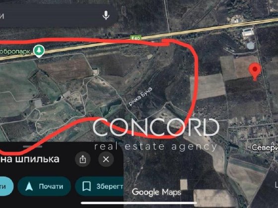 Земельна ділянка. Житомирська траса.Електроенергія 15 кВт. Северинівка Северинівка