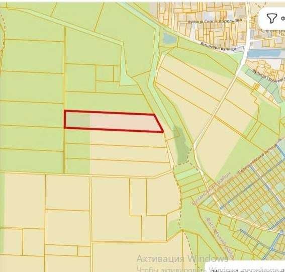 Продам ділянку 5 Га, Северинівка, Житомирська траса 2,5км, під забудову! - фото 1