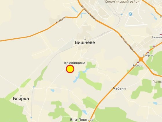 Продажа земля 5.4Га правый берег под склад, производство. Коммуникации Тарасівка