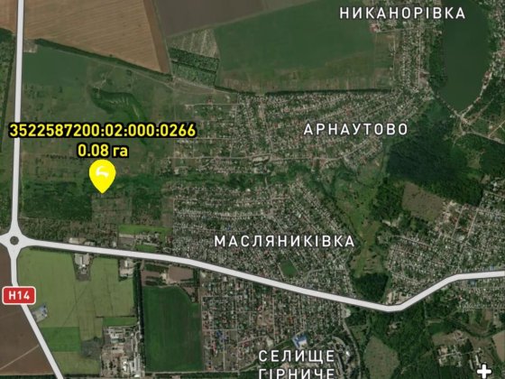 Земельна ділянка СТ Соколівська Черняховка