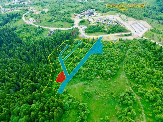 Продаж земельної ділянки біля готелю «Панорама» у смт. Східниця Східниця