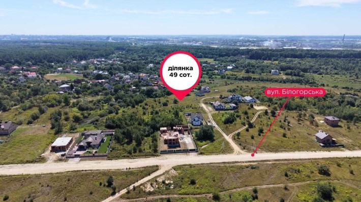 Продаж/Земля/Будівництво/Білогорща/Пустомитівський/Львівська область - фото 1
