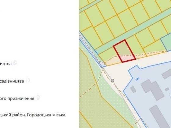 Продаж ділянка 10 соток м. Городок Краща ціна Городок