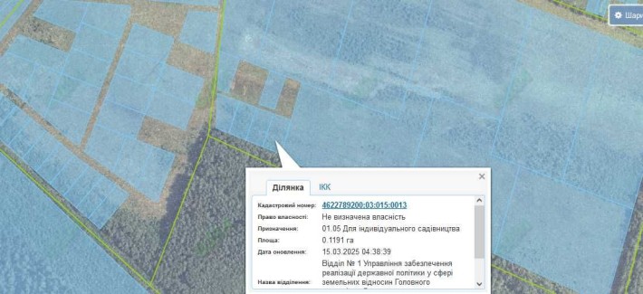 Земельна ділянка для індивідуального садівництва - фото 1