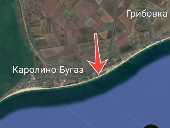 Каролино-бугаз,15 соток фасад. Кароліно-Бугаз
